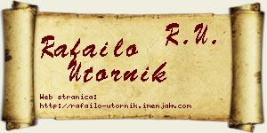 Rafailo Utornik vizit kartica